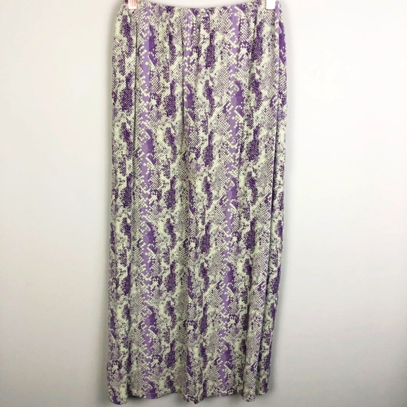 Free People Kate Reptile Print Midi Skirt - Picture 3 of 7